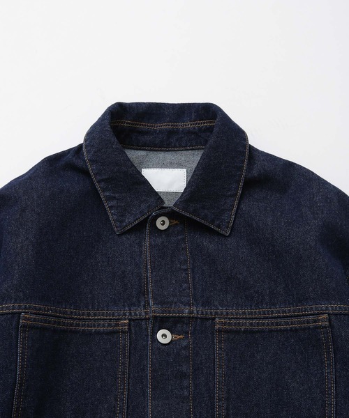 JUNRED（ジュンレッド）の「ヴィンテージデニムロールアップブルゾン（ブルゾン・メンズ・ネイビー/ブラック・S/M/L）」の13枚目の写真