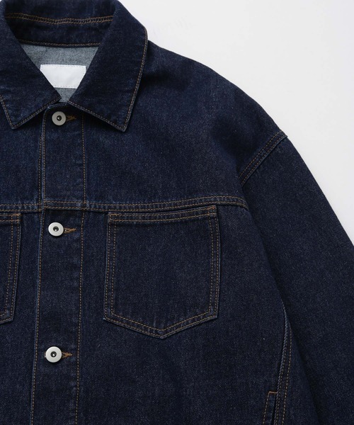 JUNRED（ジュンレッド）の「ヴィンテージデニムロールアップブルゾン（ブルゾン・メンズ・ネイビー/ブラック・S/M/L）」の14枚目の写真