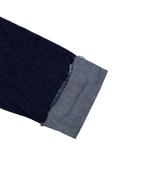 JUNRED（ジュンレッド）の「ヴィンテージデニムロールアップブルゾン（ブルゾン・メンズ・ネイビー/ブラック・S/M/L）」の20枚目の写真