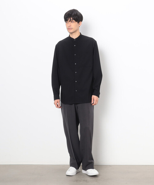 COMME CA ISM（コムサイズム）の「★ＴＶドラマ着用商品★ スタンダード バンドカラー シャツ（シャツ/ブラウス・メンズ・ブラック/ホワイト/グレー・MEDIUM/SMALL/LARGE）」の13枚目の写真