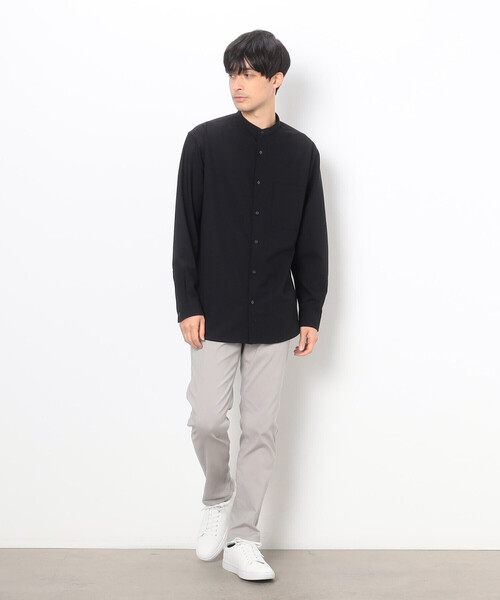 COMME CA ISM（コムサイズム）の「★ＴＶドラマ着用商品★ スタンダード バンドカラー シャツ（シャツ/ブラウス・メンズ・ブラック/ホワイト/グレー・MEDIUM/SMALL/LARGE）」の14枚目の写真