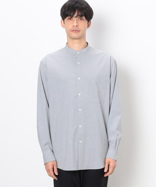 COMME CA ISM（コムサイズム）の「★ＴＶドラマ着用商品★ スタンダード バンドカラー シャツ（シャツ/ブラウス・メンズ・ブラック/ホワイト/グレー・MEDIUM/SMALL/LARGE）」の16枚目の写真