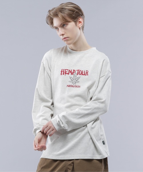 【セール】MANASTASH/マナスタッシュ/HEMP L/S TEE TOUR '95/ヘンプロングスリーブTシャツ ツアー95（Tシャツ/カットソー）｜MANASTASH（マナスタッシュ）
