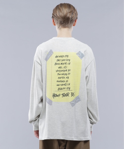 【セール】MANASTASH/マナスタッシュ/HEMP L/S TEE TOUR '95/ヘンプロングスリーブTシャツ ツアー95（Tシャツ/カットソー）｜MANASTASH（マナスタッシュ）
