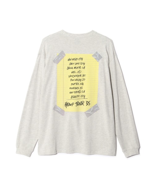 【セール】MANASTASH/マナスタッシュ/HEMP L/S TEE TOUR '95/ヘンプロングスリーブTシャツ ツアー95（Tシャツ/カットソー）｜MANASTASH（マナスタッシュ）