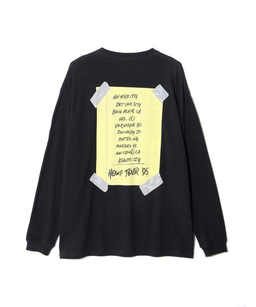 【セール】MANASTASH/マナスタッシュ/HEMP L/S TEE TOUR '95/ヘンプロングスリーブTシャツ ツアー95（Tシャツ/カットソー）｜MANASTASH（マナスタッシュ）