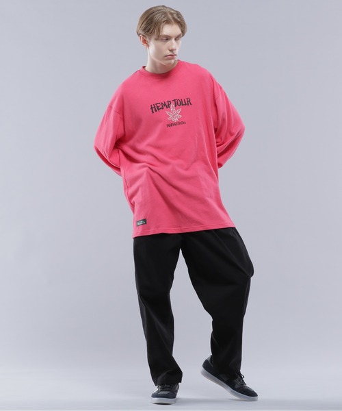 【セール】MANASTASH/マナスタッシュ/HEMP L/S TEE TOUR '95/ヘンプロングスリーブTシャツ ツアー95（Tシャツ/カットソー）｜MANASTASH（マナスタッシュ）