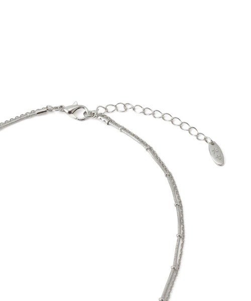 ROPE' PICNIC（ロペピクニック）の「コイントップデザインチェーン2連ショートネックレス（ネックレス・レディース・シルバー/ゴールド・FREE）」の9枚目の写真