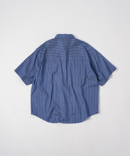 kaoyorinakami・ストライプシャツ・ユニセックス・L heart stripe shirts / ハートストライプシャツ（シャツ