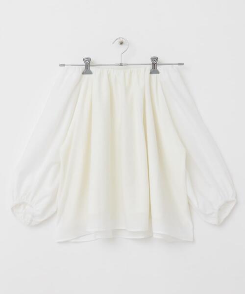 URBAN RESEARCH ROSSO WOMEN(アーバンリサーチ ロッソ)の「2WAYオフショルブラウス(シャツ/ブラウス・レディース・ブラック/ホワイト・FREE)」の12枚目の写真