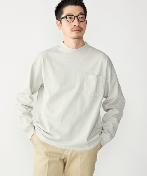 【セール】SHIPS: COTTON USA ポケット 長袖 Tシャツ ロンT（Tシャツ/カットソー）｜SHIPS（シップス）