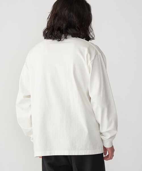 SHIPS（シップス）の「SHIPS: COTTON USA ポケット 長袖 Tシャツ ロンT（Tシャツ/カットソー・メンズ・ホワイト/ライトグレー/ネイビー/ダークグレー/ヘザーグレー/ダークブラウン・SMALL/MEDIUM/LARGE/X-LARGE）」の14枚目の写真