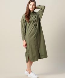 BEAUTY&YOUTH UNITED ARROWS | BY 120/2 タイプライターシャツワンピース◆(ワンピース)