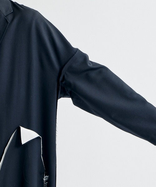 sulvam(サルバム)の「【sulvam / サルバム】MT-C50-100 Classic over coat/クラシックオーバーコート(チェスターコート・メンズ・ブラック・S/M)」の6枚目の写真