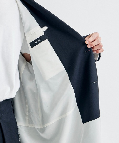 sulvam(サルバム)の「【sulvam / サルバム】MT-C50-100 Classic over coat/クラシックオーバーコート(チェスターコート・メンズ・ブラック・S/M)」の9枚目の写真