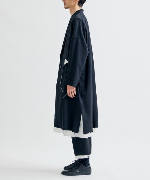 sulvam サルバム over coat ストライプオーバーコート sulvam サルバム over coat ストライプオーバーコート