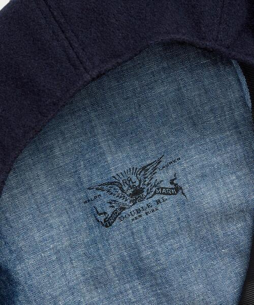 RRL（ダブル アール エル）の「ウールブレンド フェルト ニュースボーイ キャップ（ハンチング/ベレー帽・メンズ・ネイビー系1・L/M）」の3枚目の写真