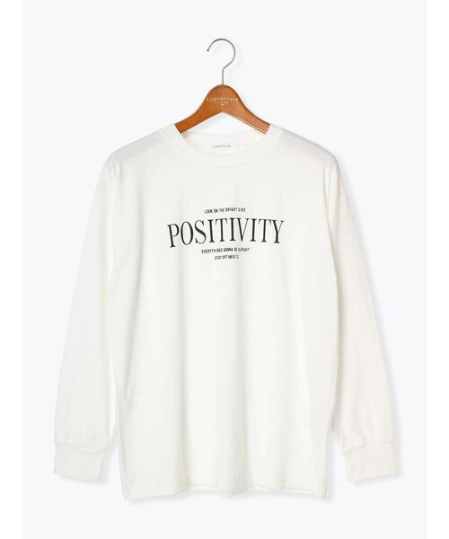 Lugnoncure(ルノンキュール)の「プリントロンT(Tシャツ/カットソー・レディース・オフホワイト/ブラック・F)」の12枚目の写真