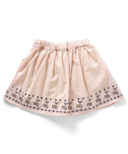 Seraph（セラフ）の「インパンツ付き裾刺繍スカート（スカート・キッズ・ネイビー/ピンク/サックスブルー・80/90/95/100/110/120/130/140）」の11枚目の写真
