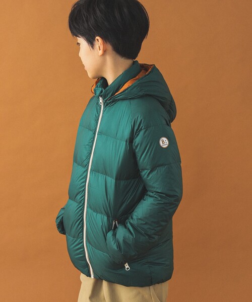 B:MING by BEAMS(ビーミングバイビームス)の「ポケッタブル ダウン ブルゾン(90~160cm)(ダウンジャケット/コート・キッズ・オレンジ系その他4/ネイビー/パープル/ライトグレー/ダークグリーン/ブルー系その他2・90/100/110/120/130/140/150/160)」の15枚目の写真