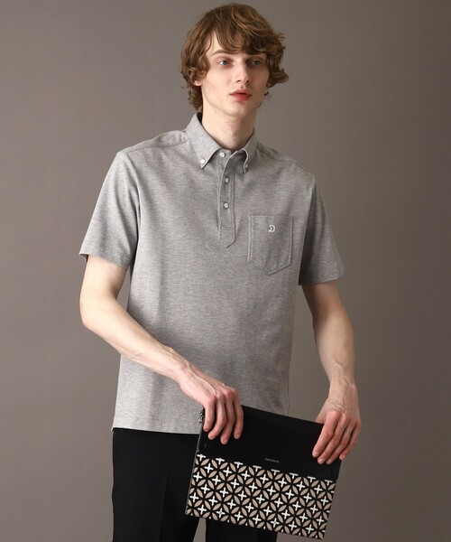 DRESSTERIOR（ドレステリア）の「ドレス鹿の子ポロシャツ（ポロシャツ・メンズ・ネイビー/ピンク/グレー・90/91/92/94）」の12枚目の写真