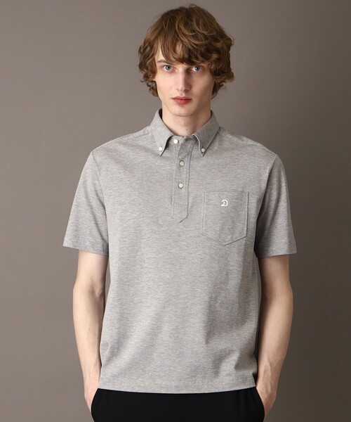 DRESSTERIOR（ドレステリア）の「ドレス鹿の子ポロシャツ（ポロシャツ・メンズ・ネイビー/ピンク/グレー・90/91/92/94）」の14枚目の写真