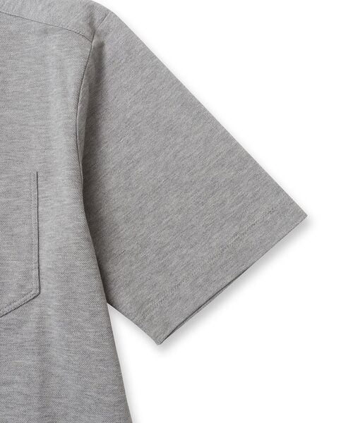 DRESSTERIOR（ドレステリア）の「ドレス鹿の子ポロシャツ（ポロシャツ・メンズ・ネイビー/ピンク/グレー・90/91/92/94）」の5枚目の写真