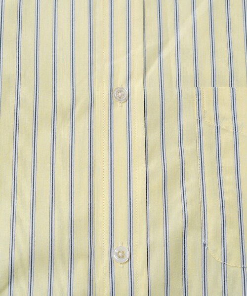 FREAK'S STORE（フリークスストア）の「カラーストライプ ロングスリーブ レギュラーカラーシャツ/イージーウェア/リラックスフィット（シャツ/ブラウス・メンズ・サックスブルー/ブルー/イエロー/ネイビー/マスタード・LARGE/MEDIUM）」の19枚目の写真