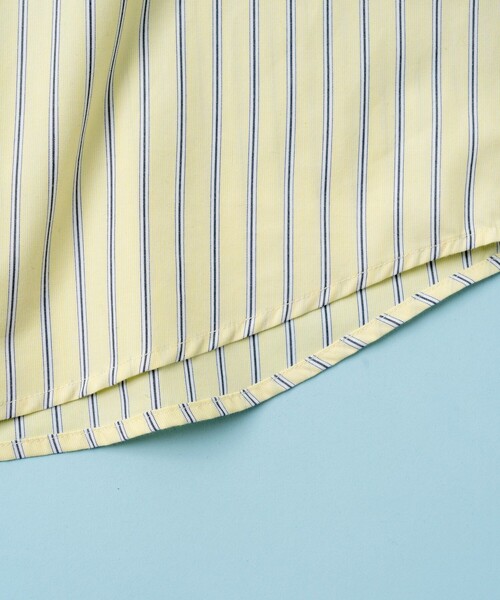 FREAK'S STORE（フリークスストア）の「カラーストライプ ロングスリーブ レギュラーカラーシャツ/イージーウェア/リラックスフィット（シャツ/ブラウス・メンズ・サックスブルー/ブルー/イエロー/ネイビー/マスタード・LARGE/MEDIUM）」の21枚目の写真
