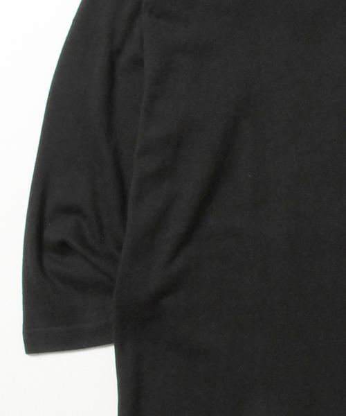 B:MING by BEAMS（ビーミングバイビームス）の「ビーミング by ビームス / フリンジクルー7分丈Tシャツ（Tシャツ/カットソー・メンズ・ホワイト/ブラック/オリーブ・SMALL/LARGE/MEDIUM）」の13枚目の写真