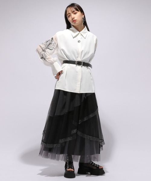 激安超特価 最大80%オフ  HARE（ハレ）の「ソデシシュウシアーキリカエシャツ(HARE トップス