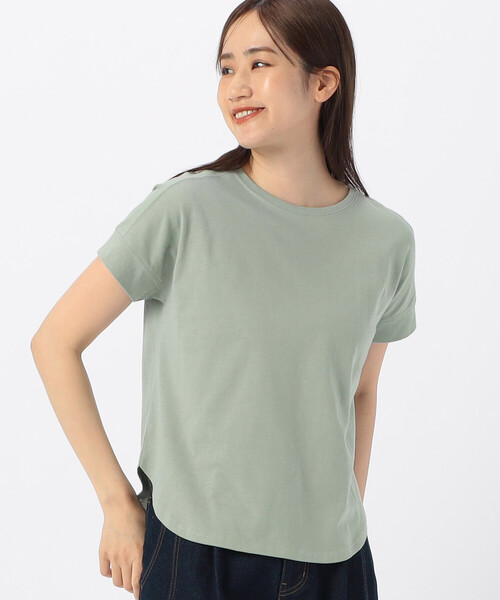 COMME CA ISM(コムサイズム)の「ニュアンスカラー Tシャツ(Tシャツ/カットソー・レディース・ミント/アイボリー/サックスブルー/グレイッシュベージュ・SMALL/MEDIUM/LARGE)」の16枚目の写真