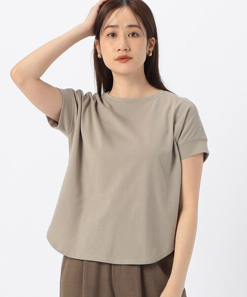 COMME CA ISM(コムサイズム)の「ニュアンスカラー Tシャツ(Tシャツ/カットソー・レディース・ミント/アイボリー/サックスブルー/グレイッシュベージュ・SMALL/MEDIUM/LARGE)」の19枚目の写真