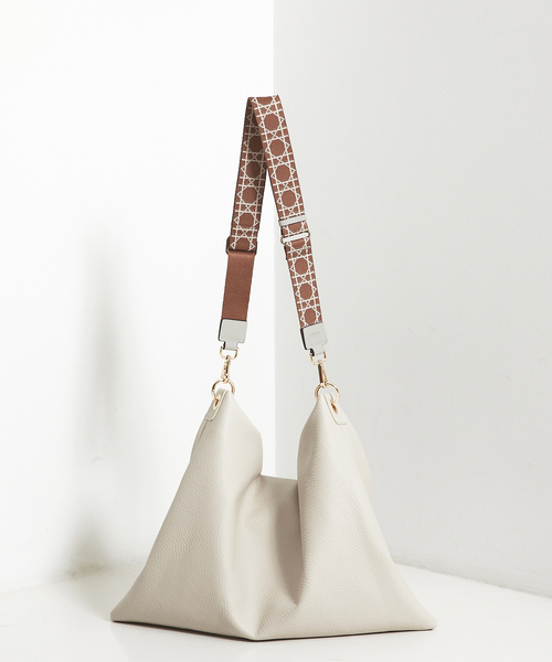 LOWELL things（ロウェル　シングス）の「※旧品使用禁止　Resin-T/アクリルホーボショルダーバッグ 24SS（トートバッグ・レディース・アイボリー/ブラック/セージグリーン・フリー）」の11枚目の写真