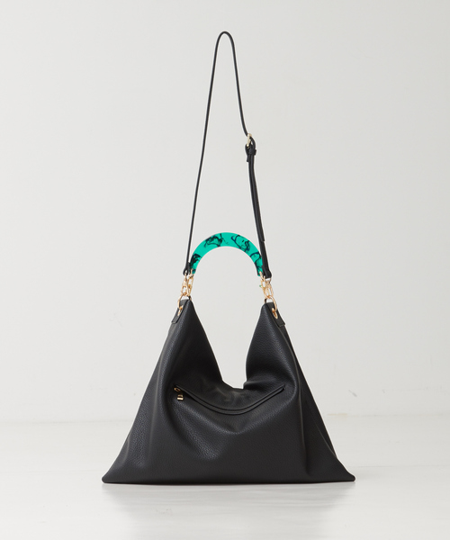 LOWELL things（ロウェル　シングス）の「※旧品使用禁止　Resin-T/アクリルホーボショルダーバッグ 24SS（トートバッグ・レディース・アイボリー/ブラック/セージグリーン・フリー）」の14枚目の写真