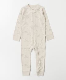 Quincy Mae（クインシーメイ）の「【Bs】【it】【Quincy Mae】ZIP LONG SLEEVE SLEEPER || DINOS（その他ベビー用品）」
