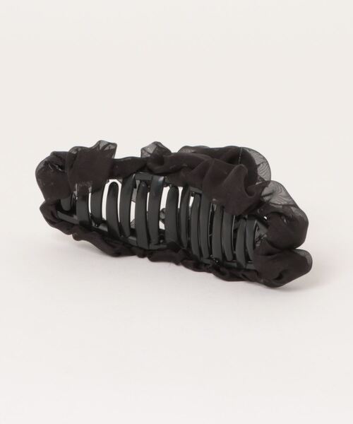 ammy.（エイミードット）の「【 ammy. / エイミードット 】 シフォン チュール ビッグ ヘアクリップ（バレッタ/ヘアクリップ・レディース・グレー/ブラック/ベージュ/ピンク/アイボリー・FREE）」の9枚目の写真