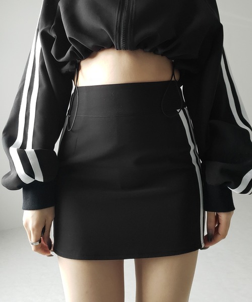 ★ウォークオブシェイム★新品タグ付 ミニスト パイプ スカート 38 XS 希少 Emsexcite スカート ハイウエストタックミニSK : ZOZOTOWN Yahoo