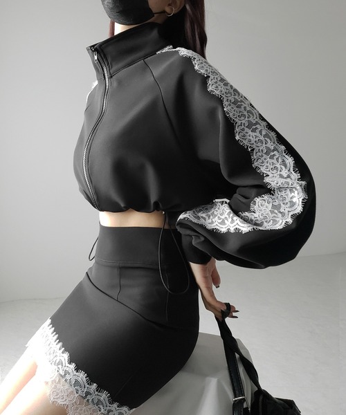 me+em select（ミームセレクト）の「※※【 セットアップ着用可能 】サイドラインハイウエストミニスカート ／ sideline high waist mini skirt（スカート・レディース・ブラック/ブラック系1/ブラック系2・SMALL/MEDIUM/LARGE）」の19枚目の写真