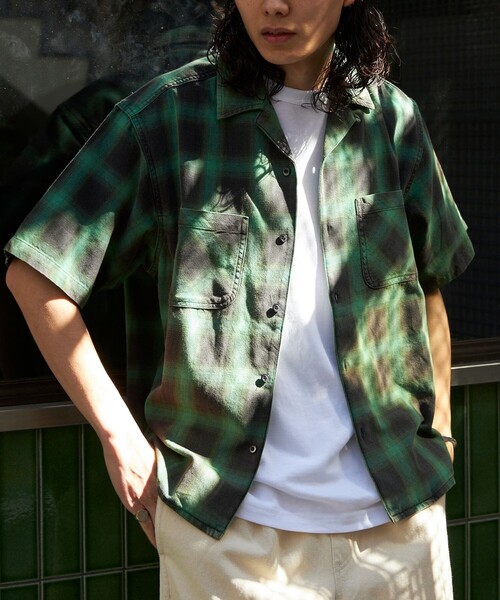 FREAK'S STORE（フリークスストア）の「ブリーチ加工 オープンカラー