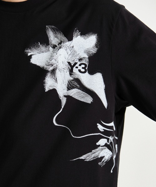 Yohji Yamamoto(ヨウジヤマモト)の「【Y-3/ワイスリー】GFX SS TEE 1/グラフィックショートスリーブTシャツ1(Tシャツ/カットソー・メンズ・ブラック・S/M)」の7枚目の写真