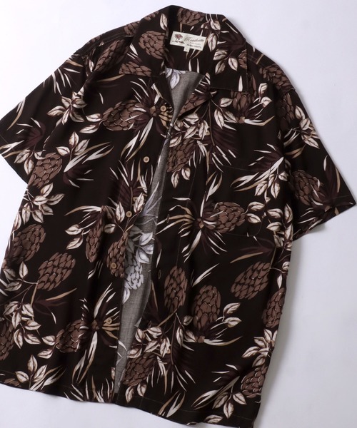 SITRY（シトリー）の「Rayon Aloha Shirt/レーヨン アロハシャツ 総柄シャツ オープンカラーシャツ（シャツ/ブラウス・メンズ・ホワイト系その他6/グリーン系その他/グリーン系その他2/グレー系その他/ベージュ系その他/ブルー系その他/ホワイト系その他5/ホワイト系その他4/ホワイト系その他3/ホワイト系その他2/ホワイト系その他/ブラック系その他/ブラウン系その他/ベージュ系その他3/ベージュ系その他2/ブラック系その他6/ブラック系その他5/ブラック系その他4/ブラック系その他3/ブラック系その他2/ブラック系1/ホワイト系/ブラック系/ベージュ系その他4/ブラック系その他7/グレー系その他2/ホワイト系その他7・M/LL/L）」の20枚目の写真
