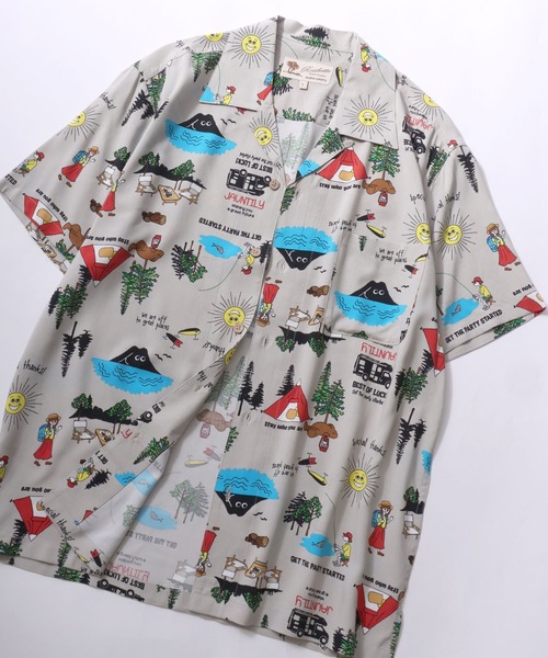 SITRY（シトリー）の「Rayon Aloha Shirt/レーヨン アロハシャツ 総柄シャツ オープンカラーシャツ（シャツ/ブラウス・メンズ・ホワイト系その他6/グリーン系その他/グリーン系その他2/グレー系その他/ベージュ系その他/ブルー系その他/ホワイト系その他5/ホワイト系その他4/ホワイト系その他3/ホワイト系その他2/ホワイト系その他/ブラック系その他/ブラウン系その他/ベージュ系その他3/ベージュ系その他2/ブラック系その他6/ブラック系その他5/ブラック系その他4/ブラック系その他3/ブラック系その他2/ブラック系1/ホワイト系/ブラック系/ベージュ系その他4/ブラック系その他7/グレー系その他2/ホワイト系その他7・M/LL/L）」の21枚目の写真