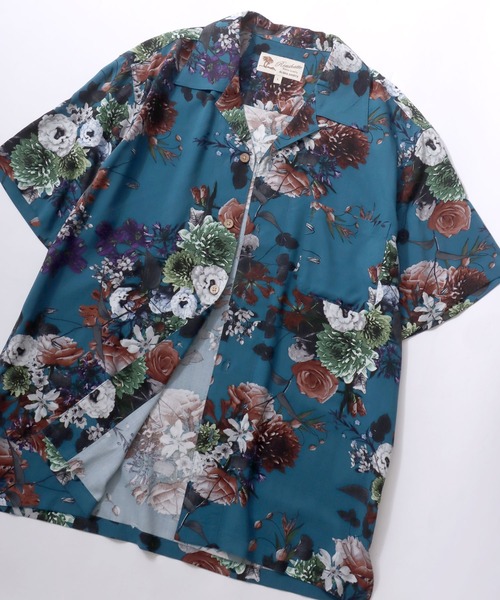 セール】Rayon Aloha Shirt/レーヨン アロハシャツ 総柄シャツ