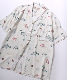 Rayon Aloha Shirt/レーヨン アロハシャツ 総柄シャツ オープンカラーシャツ