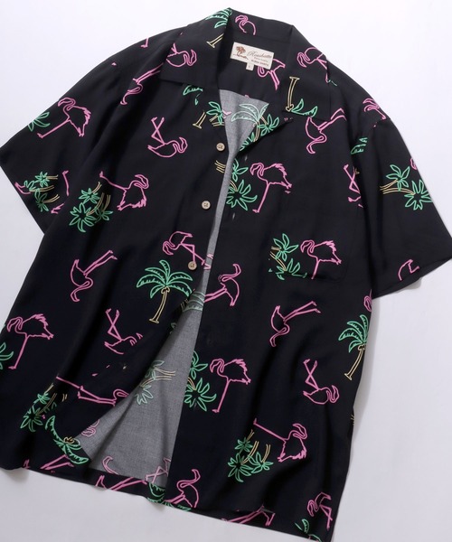 セール】Rayon Aloha Shirt/レーヨン アロハシャツ 総柄シャツ