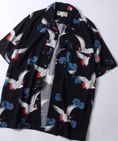 SITRY（シトリー）の「Rayon Aloha Shirt/レーヨン アロハシャツ 総柄シャツ オープンカラーシャツ（シャツ/ブラウス・メンズ・ホワイト系その他6/グリーン系その他/グリーン系その他2/グレー系その他/ベージュ系その他/ブルー系その他/ホワイト系その他5/ホワイト系その他4/ホワイト系その他3/ホワイト系その他2/ホワイト系その他/ブラック系その他/ブラウン系その他/ベージュ系その他3/ベージュ系その他2/ブラック系その他6/ブラック系その他5/ブラック系その他4/ブラック系その他3/ブラック系その他2/ブラック系1/ホワイト系/ブラック系/ベージュ系その他4/ブラック系その他7/グレー系その他2/ホワイト系その他7・M/LL/L）」の13枚目の写真