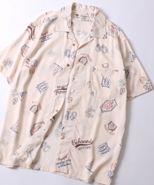 SITRY（シトリー）の「Rayon Aloha Shirt/レーヨン アロハシャツ 総柄シャツ オープンカラーシャツ（シャツ/ブラウス・メンズ・ホワイト系その他6/グリーン系その他/グリーン系その他2/グレー系その他/ベージュ系その他/ブルー系その他/ホワイト系その他5/ホワイト系その他4/ホワイト系その他3/ホワイト系その他2/ホワイト系その他/ブラック系その他/ブラウン系その他/ベージュ系その他3/ベージュ系その他2/ブラック系その他6/ブラック系その他5/ブラック系その他4/ブラック系その他3/ブラック系その他2/ブラック系1/ホワイト系/ブラック系/ベージュ系その他4/ブラック系その他7/グレー系その他2/ホワイト系その他7・M/LL/L）」の22枚目の写真