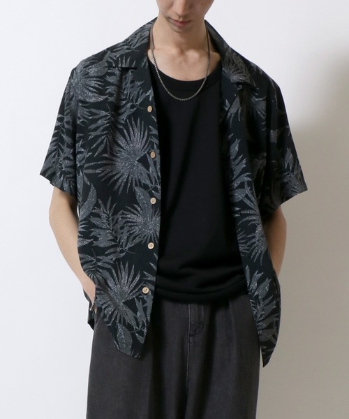 セール】Rayon Aloha Shirt/レーヨン アロハシャツ 総柄シャツ