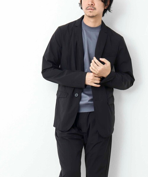 HERNO（ヘルノ）の「【HERNO/ヘルノ】Laminar ストレッチナイロン ジャケット（テーラードジャケット・メンズ・ブラック/ネイビー・50/48）」の21枚目の写真